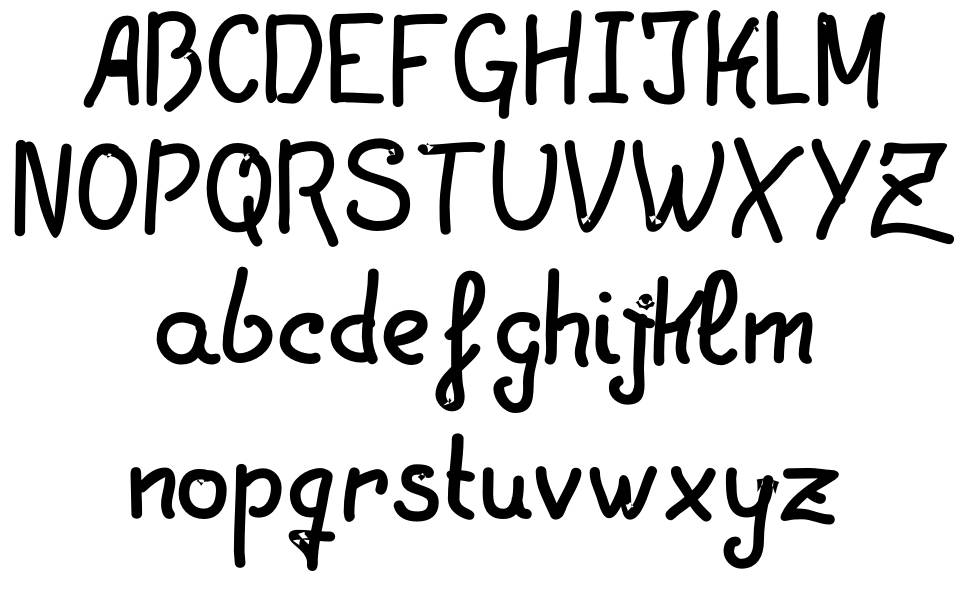 LGF Patuko font Örnekler