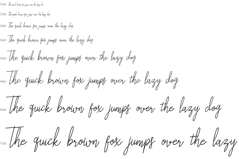 Liberika Oblique шрифт Водопад