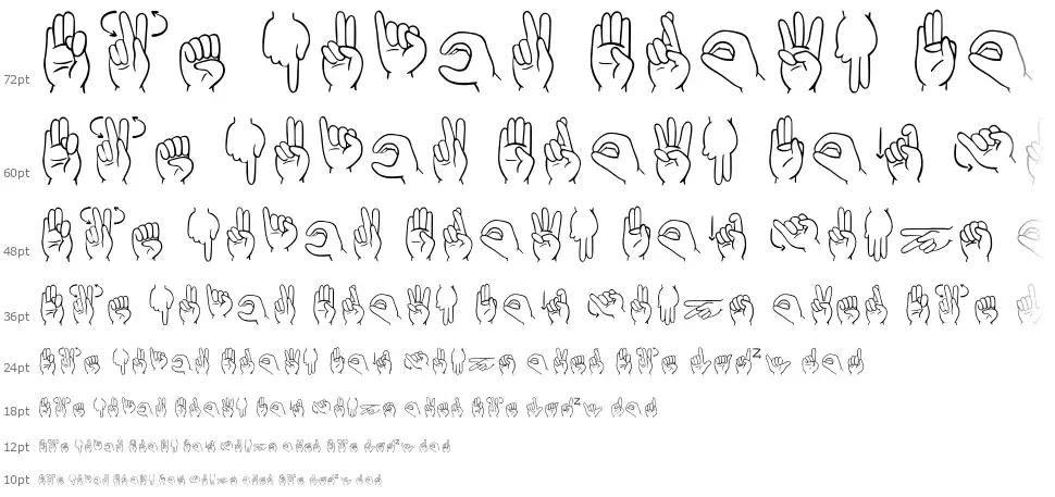 Libras 2019font waterfall