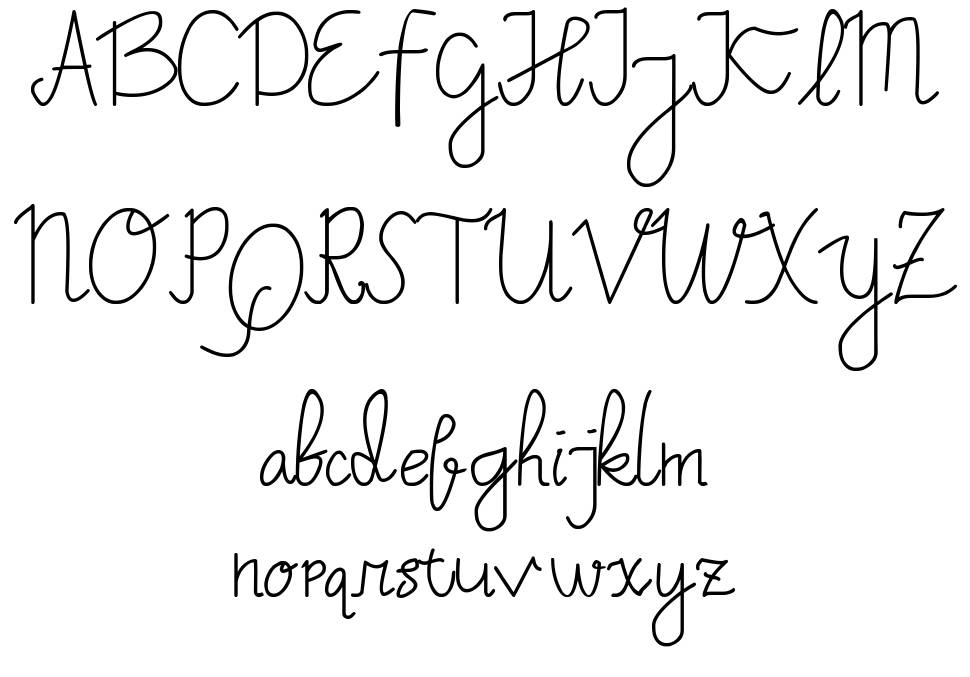 Lichalizta font Örnekler