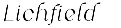 Lichfield 字形