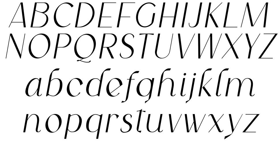 Lichfield font specimens
