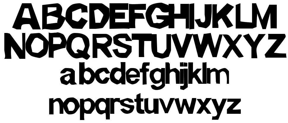 Lickspittle font specimens