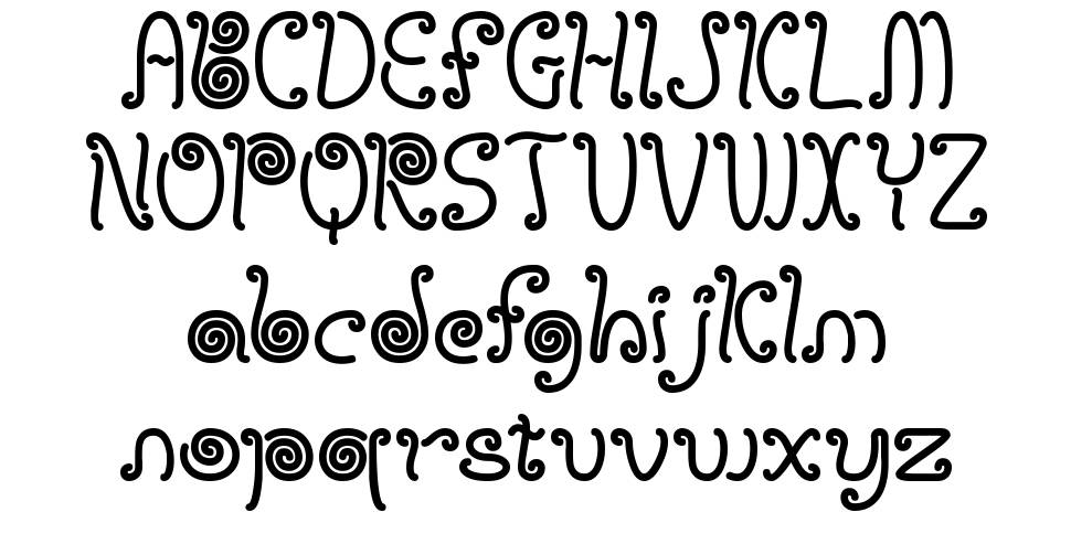 Licorice Strings font Örnekler