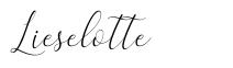 Lieselotte шрифт