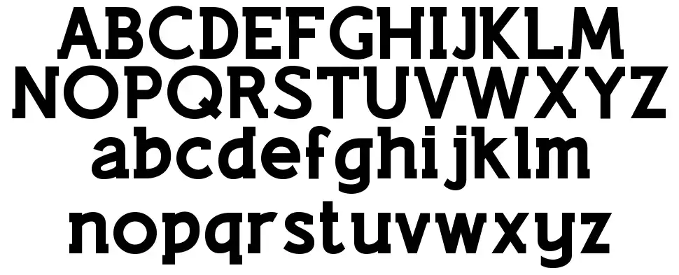 Lifestyle M54font specimens