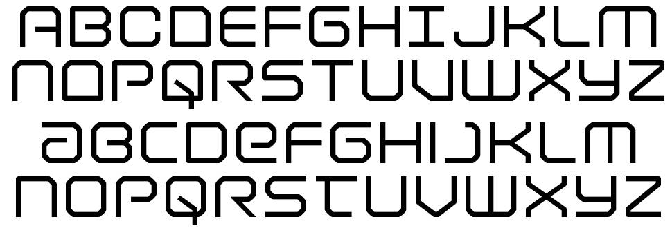 Light Brigade font specimens