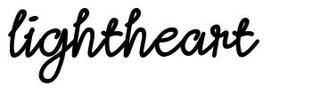 Lightheart шрифт