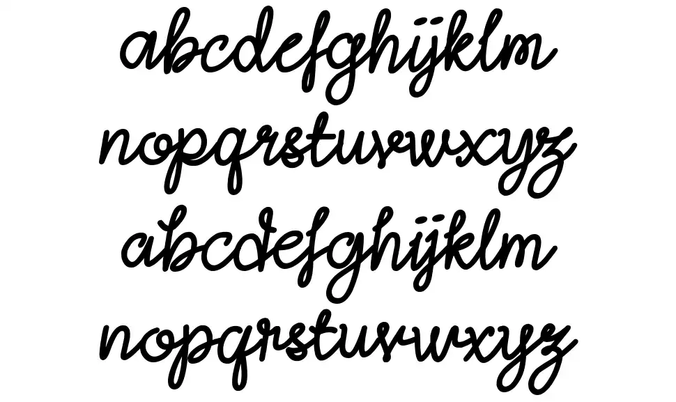 Lightheartfont specimens