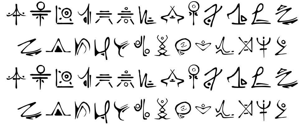 Lightnitria font Örnekler