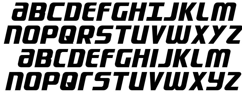 Lightsider font specimens