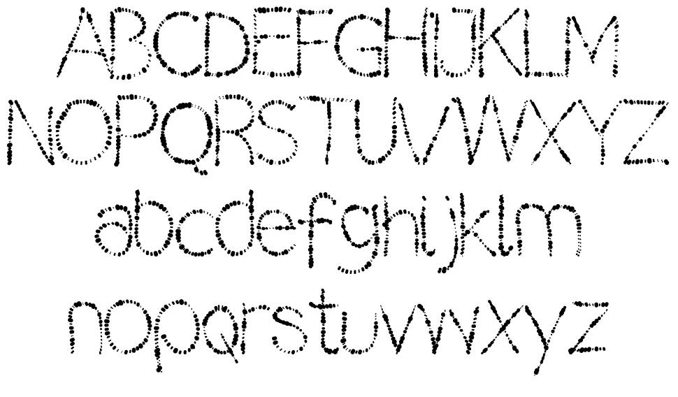 Lilas písmo Exempláře