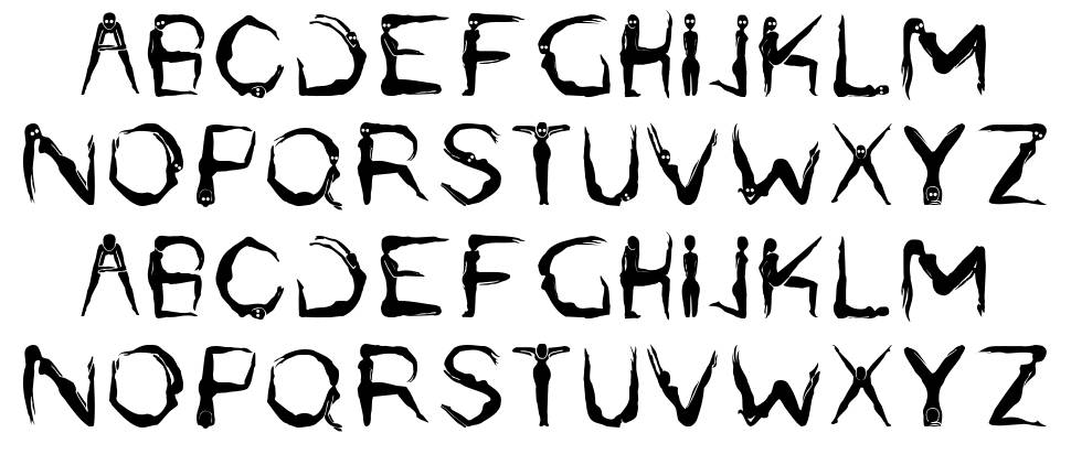 Lilith font specimens