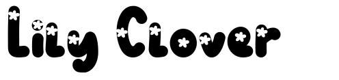 Lily Clover font