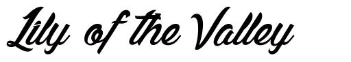 Lily of the Valley font