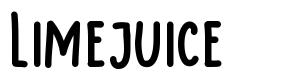Limejuice font