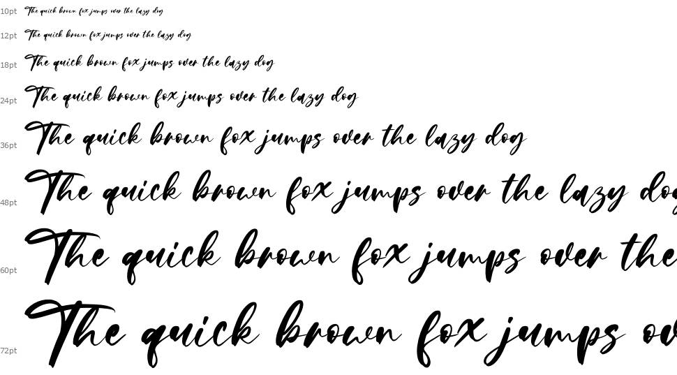 Limited Edition font Waterfall