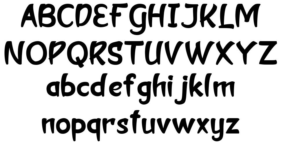 Lindgolver フォント 標本