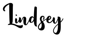 Lindsey font