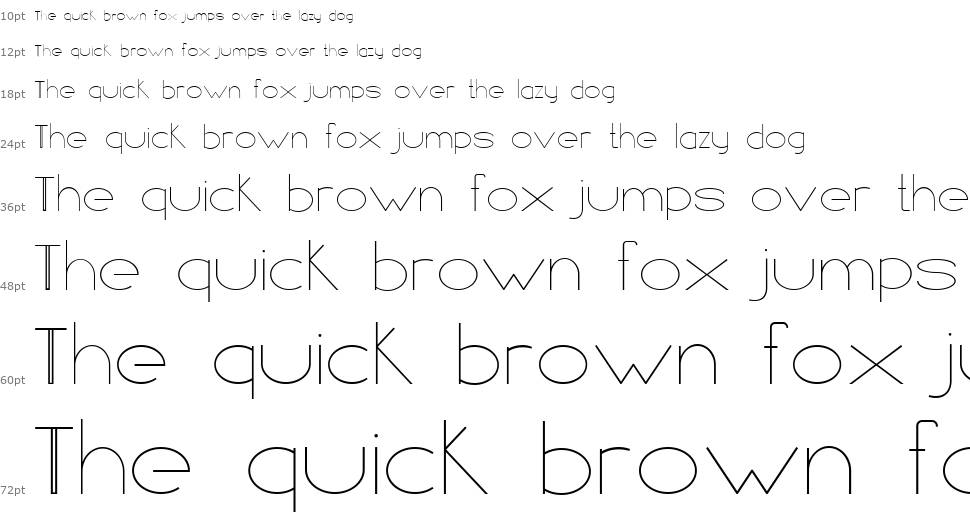 Line style font Waterfall