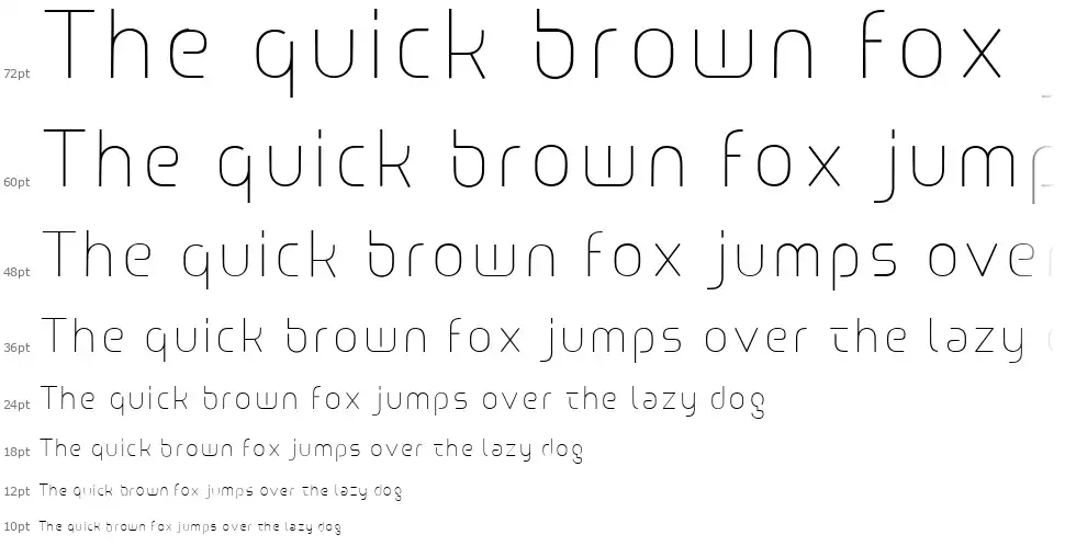 Line UltraLightfont waterfall