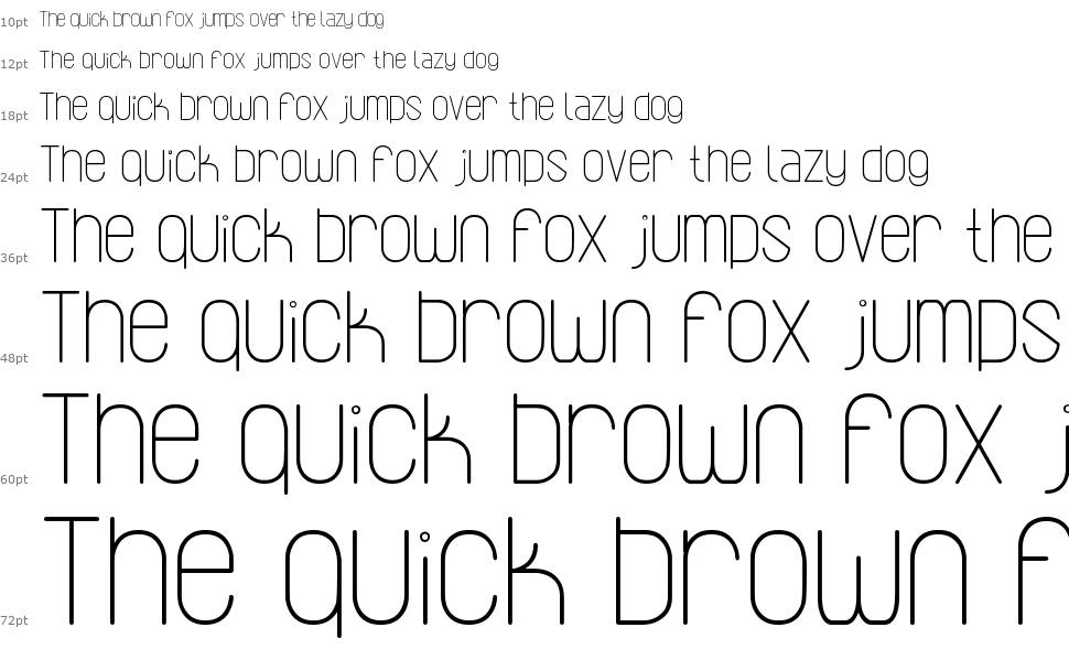 Lineal Simples ST font Waterfall