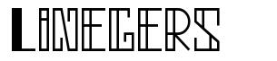 Linegers font