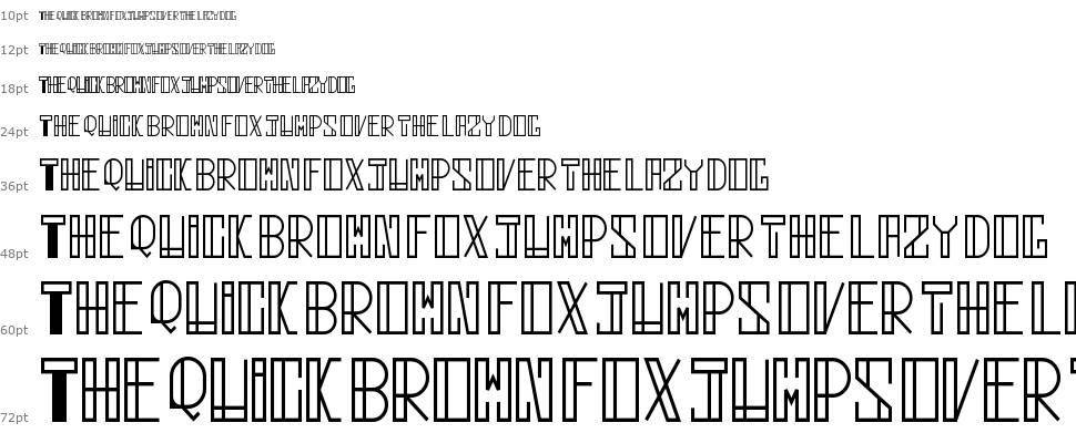 Linegers font Waterfall