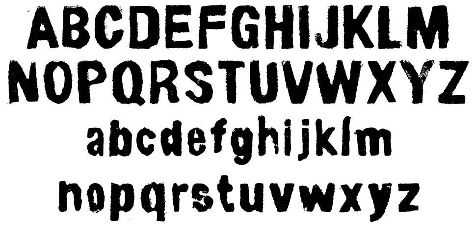 Lino Set font specimens