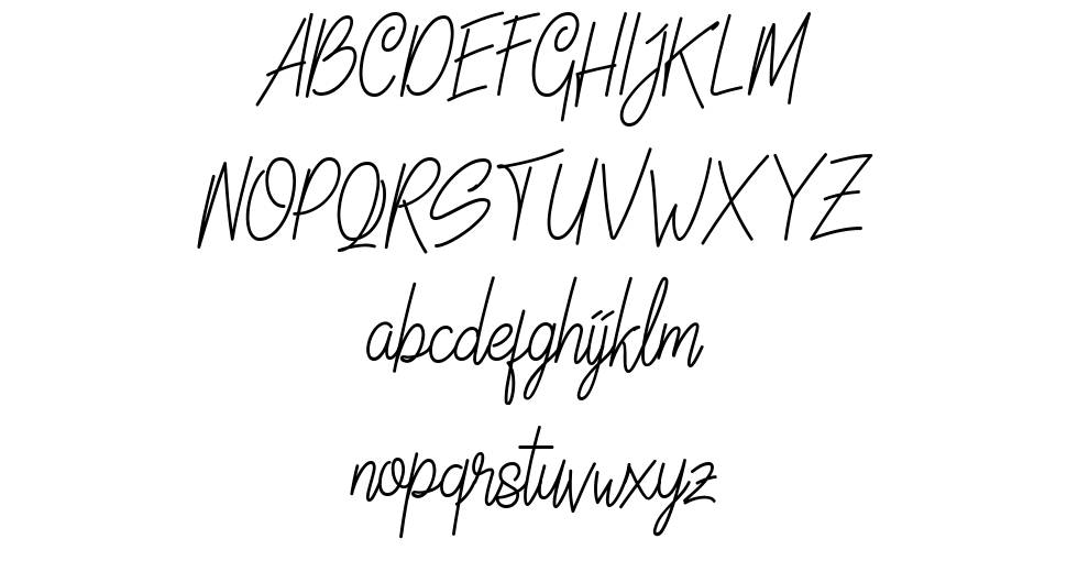 Linoleo Script フォント 標本