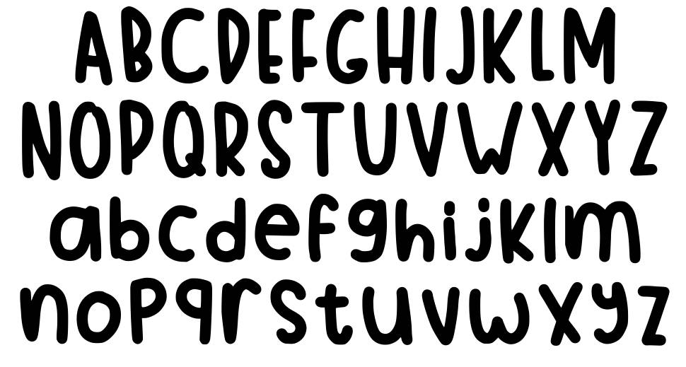 Lio Handwritting font specimens