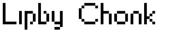 Lipby Chonk шрифт