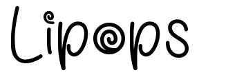 Lipops font