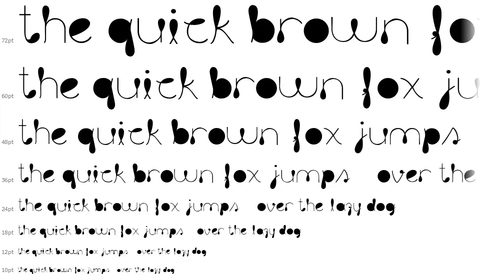 Liquit Colourfont waterfall