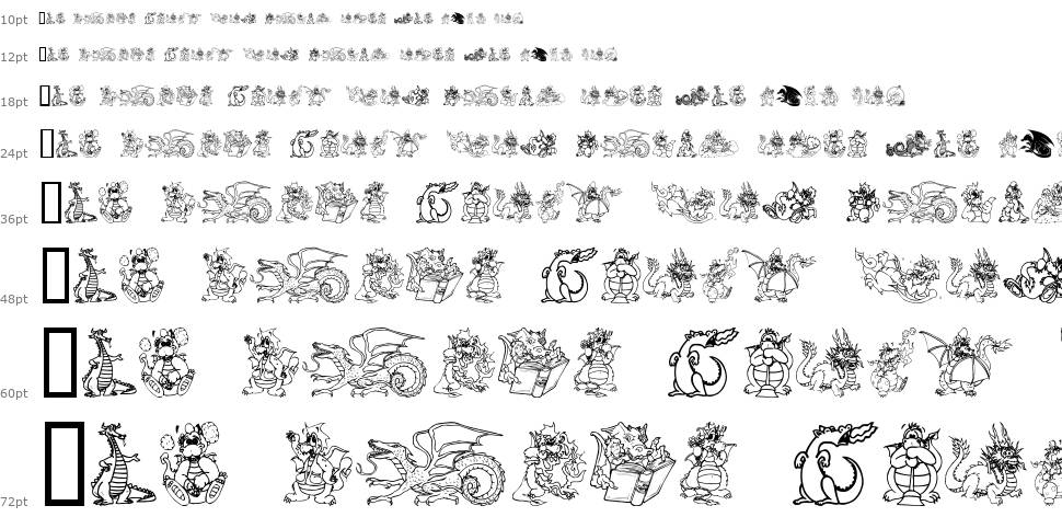 Lisa's Dragons font Şelale