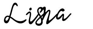 Lisna шрифт
