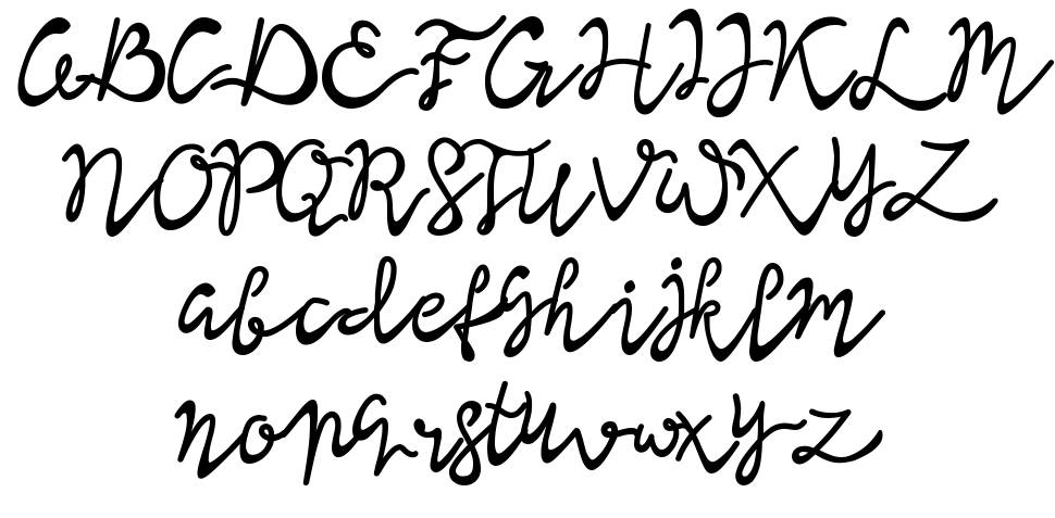 Lisna font Örnekler