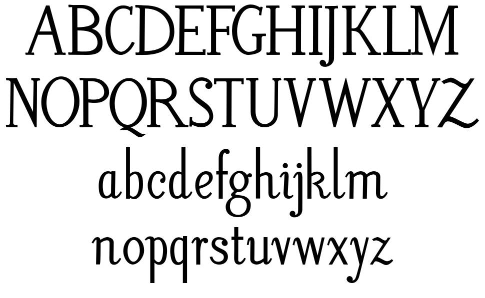 Litos Script font specimens