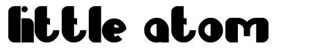 Little Atom font