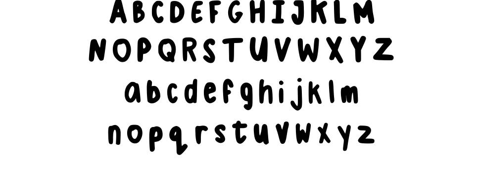 Little Big Alphabet font Örnekler