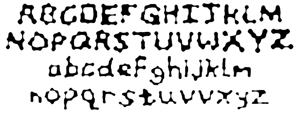 Little Blob font specimens