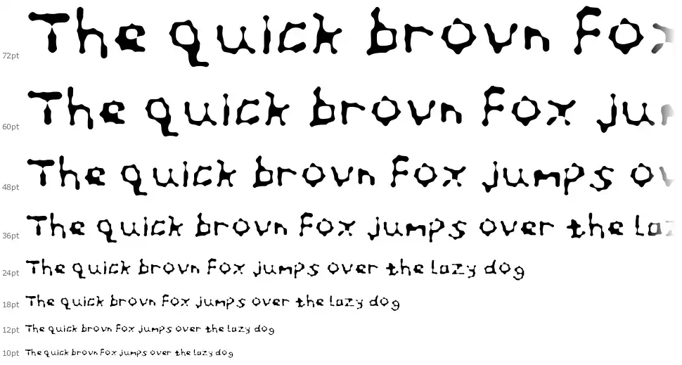 Little Blob Font By Graphics Bam Fontriver