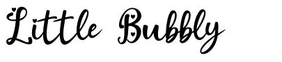 Little Bubbly 字形