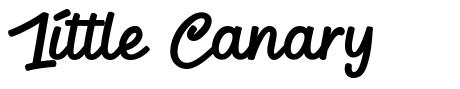 Little Canary font