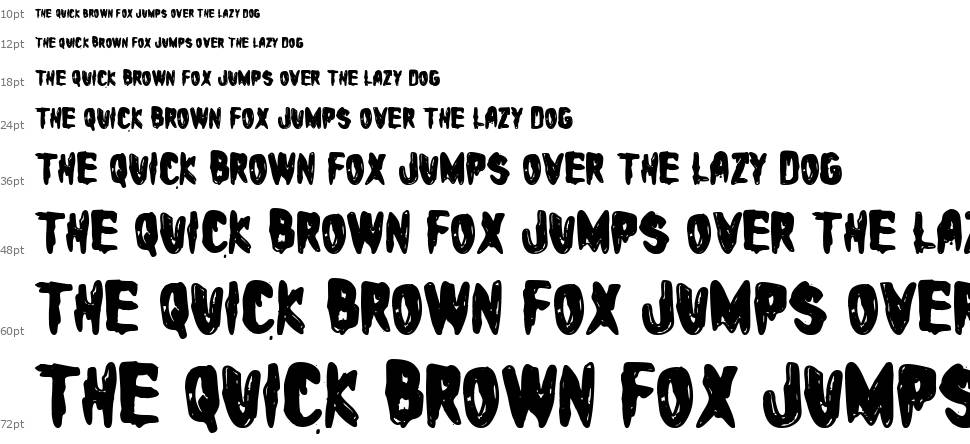 Little Dog of Hell font Waterfall
