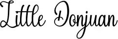 Little Donjuan font