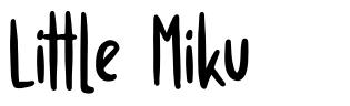 Little Miku шрифт