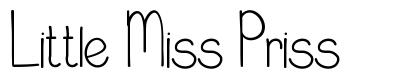 Little Miss Priss шрифт