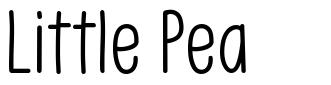 Little Pea písmo