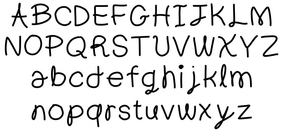 Little Picnic フォント 標本